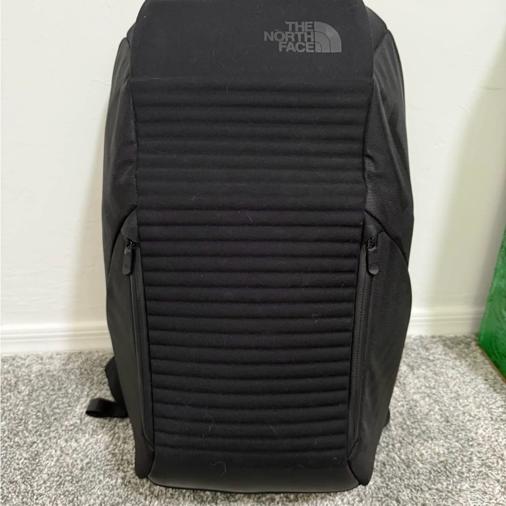 The North Face Black Ribbed Backpack